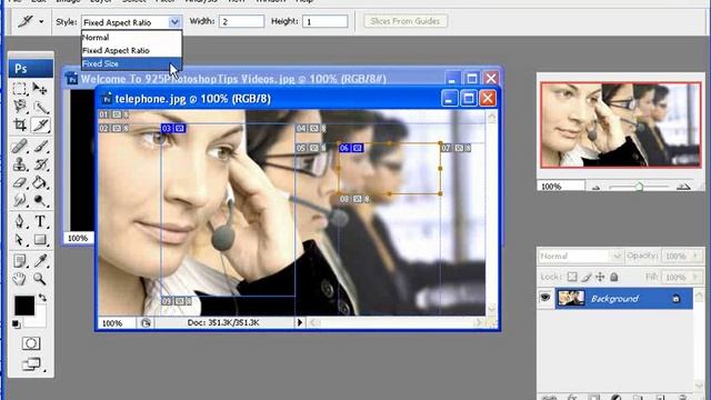 Photoshop Tips - Slice Tool - voslink.com смотреть онлайн