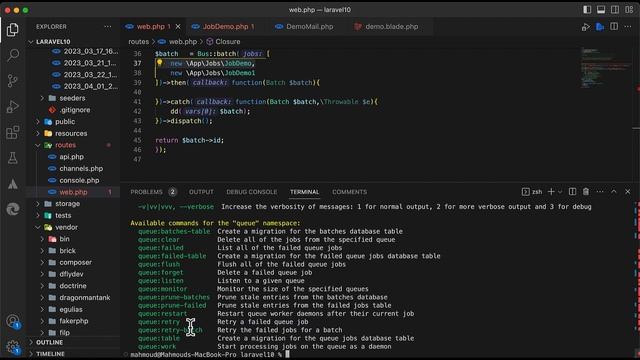 #68 Job Batching then,catch,finally,bus,batch,batchable смотреть онлайн