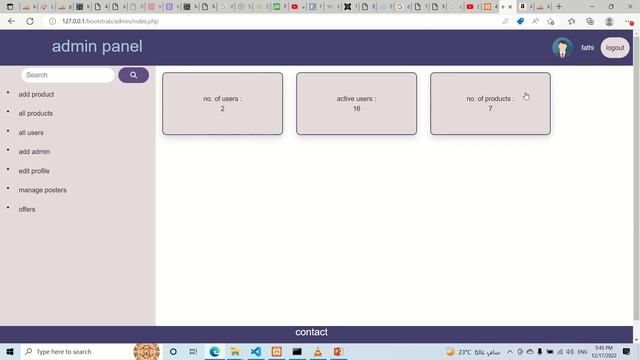 ecommerce website project html, CSS , js , bootstrap , php, MySQL смотреть онлайн
