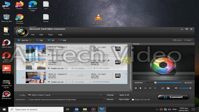 How to make clips in Aiseesoft Video Converter 2021 смотреть онлайн