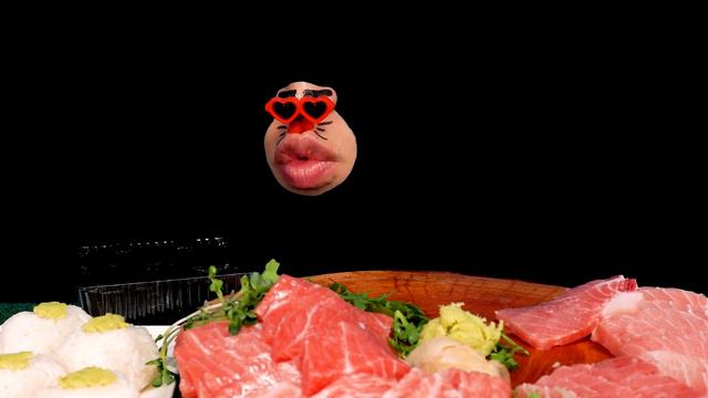 RAW TUNA SASHIMI SUSHI ASMR SEAFOOD MUKBANG 참치 뱃살 먹방 まぐろ刺身 ปลาทูน่าซาชิมิ Cá Ngừ سمك التونة الساشيم