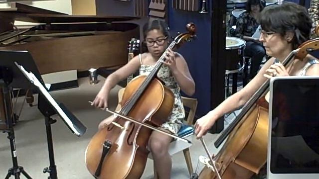 Cello Lessons Riverside CA Recitals @ The Musik Planet, June 28, 2013