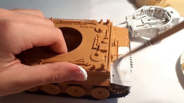 Сборка модели танка тигр 1 в масштабе 1/35 от фирмы звезда. смотреть онлайн