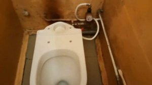 Замена труб, установка унитаза.
