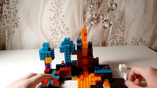 LEGO Minecrart 21168 Искаженный лес | Обзор набора смотреть онлайн