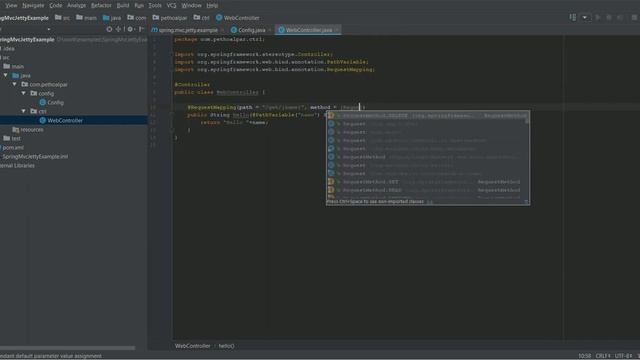 Spring MVC Jetty Example смотреть онлайн