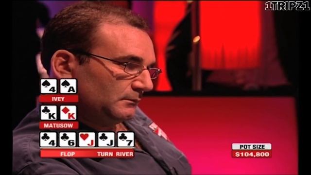 Ivey vs Matusow - Best Bluff Ever or Worst Fold Ever? Cash Game Poker смотреть онлайн