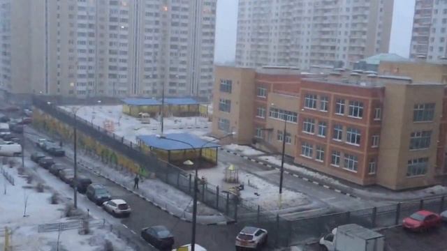 Снег в Солнцево Парке 18.03.2016 год смотреть онлайн