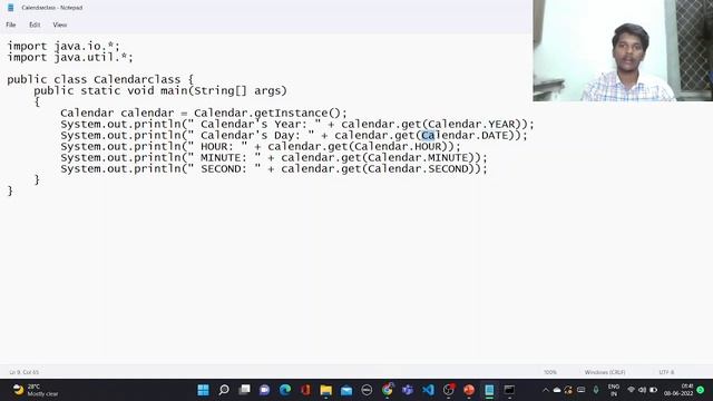 CALENDAR CLASS IN JAVA || JAVA PROGRAMMING || JAVA смотреть онлайн