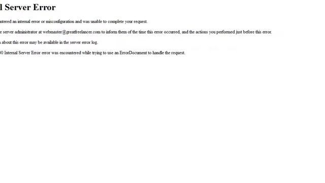 Internal Server Error (How to fix) смотреть онлайн