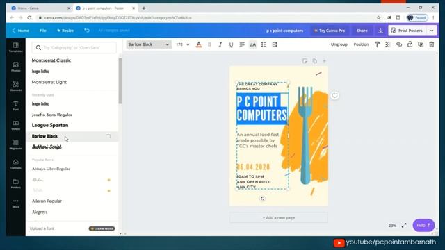 Use Canva To Create Attractive Free Poster || canva.com || Free Graphic Tool || смотреть онлайн