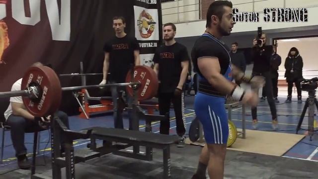 Roman Eremaschvili (71,3 kg) - new All-time Raw bench press- 230,5 kg смотреть онлайн