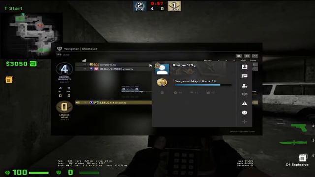 Настрелял 10к ботов чтобы... Челлендж 100%hs в CS:GO в напарниках (1/4) часть смотреть онлайн