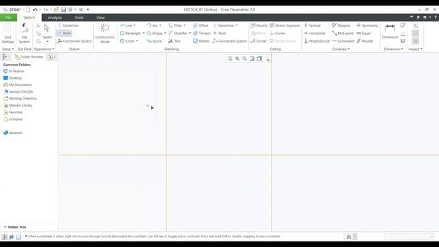 From Sketch to Reality: Creating 3D Models with Creo Parametric Part-01 смотреть онлайн