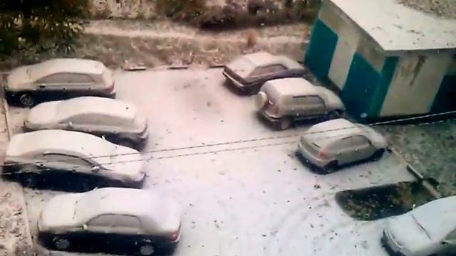 С первым снегом, город Белгород! 29.10.2016 смотреть онлайн