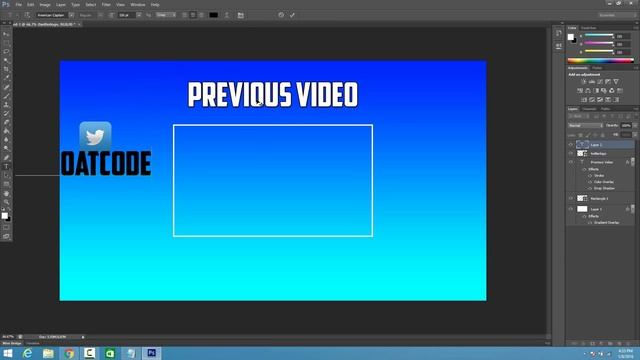 How To Make An Outro For YouTube Videos In Photoshop 2016 (Outro Tutorial Guide) смотреть онлайн