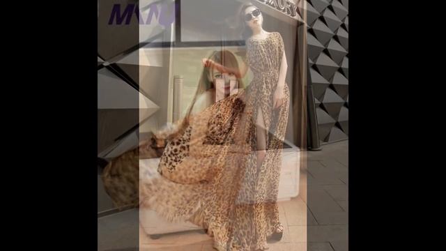 Платья 2017-2018 с леопардовым принтом смотреть онлайн