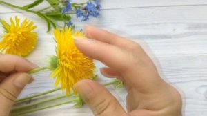 Мастер класс по лепке одуванчиков из холодного фарфора