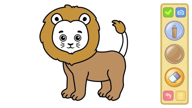 How to draw a lion easy for kids | Как нарисовать Льва легко для детей смотреть онлайн