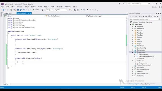 [step 6]consuming rest service in asp net client part1 смотреть онлайн