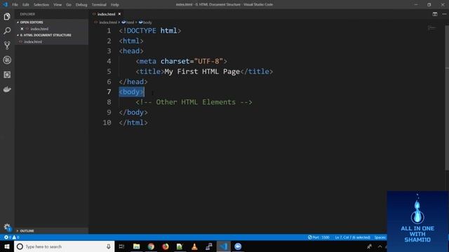 HTML - Structure of an HTML Document - React JS - A Complete Guide for Frontend Web Development смотреть онлайн