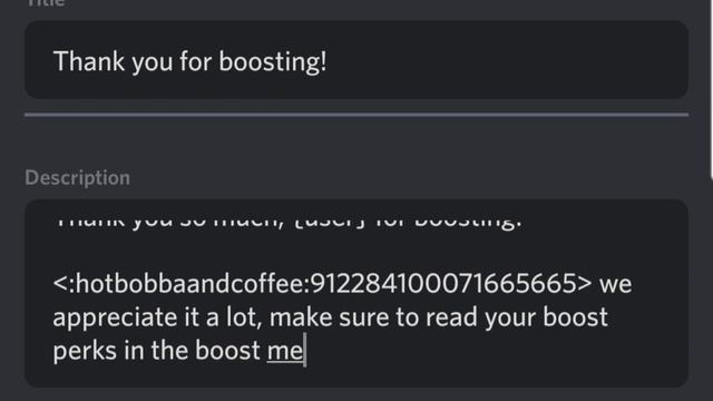 mimu slash commands - boost message смотреть онлайн