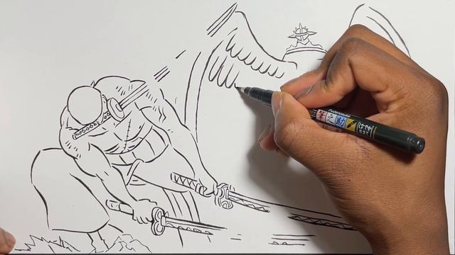 How to Draw Zoro vs King Easy! - One Piece смотреть онлайн