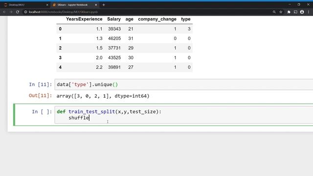 Linear regression using sklearn | Custom train test split | Custom Labelencoder смотреть онлайн