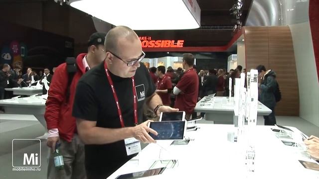 Планшеты Huawei X1, M1 и смарт браслет TalkBand на MWC2014 смотреть онлайн