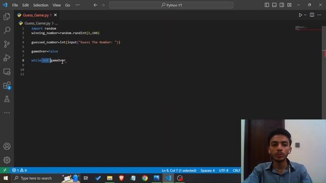 Guess the Number Game(part 1) - Python смотреть онлайн