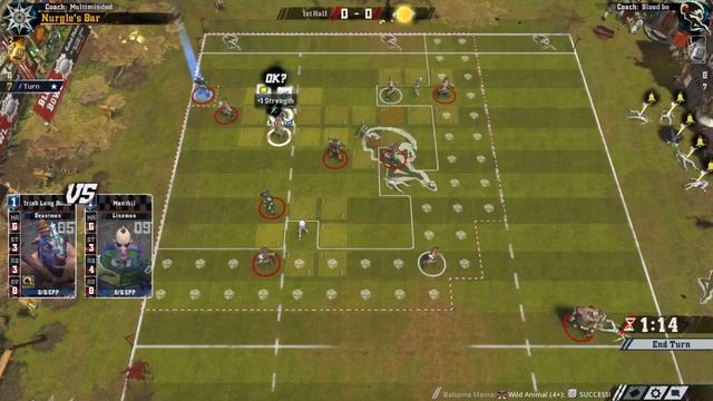 Blood Bowl 2 – Nurgle's Bar: Match 1 [Vs. DElves] смотреть онлайн