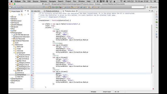SAPUI5 - Shopping Cart Tutorial - Part 3 смотреть онлайн