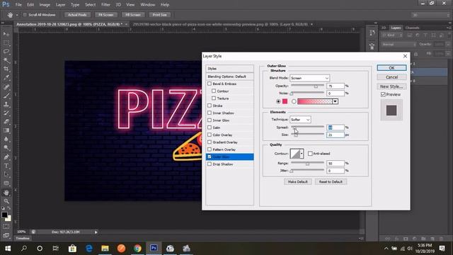 「Photoshop CS6」‣ Tạo hiệu ứng chữ phát sáng Neon / Create Neon Text Effect смотреть онлайн