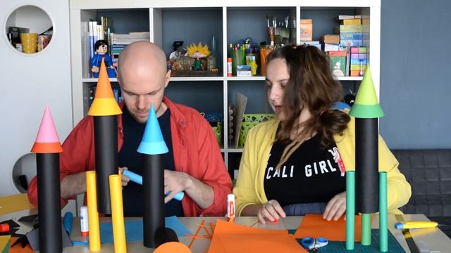 ракета - бумажная школа Игоры и Ноташи смотреть онлайн