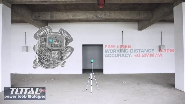 TOTAL® Self-Leveling Line Laser. #TLL305205 #TLL306505 (INDUSTRIAL). смотреть онлайн