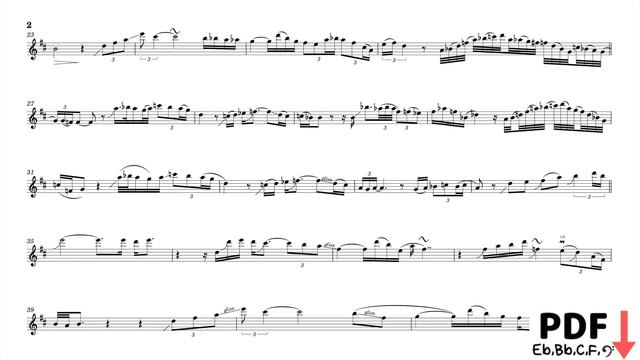 Eric Marienthal - "In A Sentimental Mood" Alto Saxophone Transcription смотреть онлайн