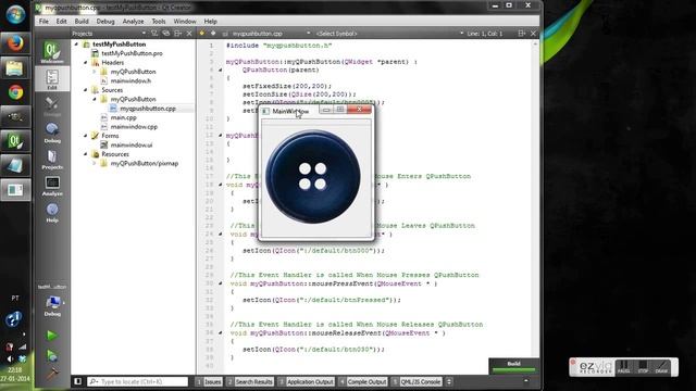 Reimplementar um QPushButton ( reimplement a QPushButton ) смотреть онлайн