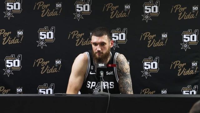 Sandro Mamukelashvili Postgame vs Denver Nuggets | San Antonio Spurs | 3.10.23 смотреть онлайн
