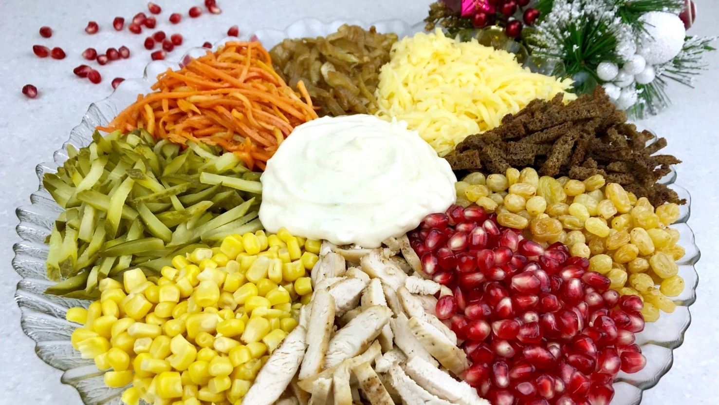 Праздничный салат “ Великолепный ” на Новый 2022 год. Яркий и необычный.mp4 смотреть онлайн