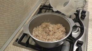 АРМЕЙСКАЯ КАША с тушенкой, рисовая каша с тушенкой из свинины.