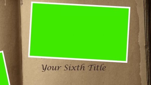 Animated Book Opening Green Screen Effect