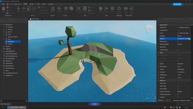 Import and Export OBJ files - Roblox Mesh Editor Plugin смотреть онлайн