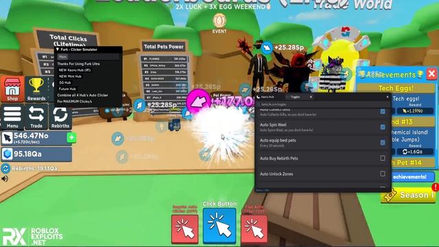 [UPDATED] Roblox Clicker Simulator Script GUI Hack PASTEBIN 2022: Auto Farm,Free Gamepass,Dupe Pets смотреть онлайн