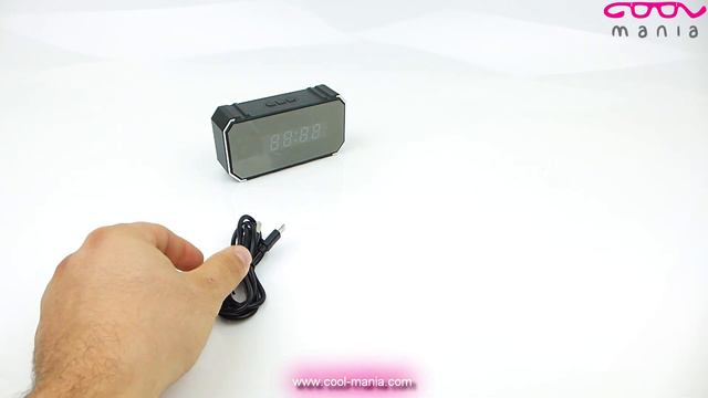 Wi-Fi spy 4K camera hidden in the alarm clock + motion detection + night vision (www.cool-mania.com смотреть онлайн