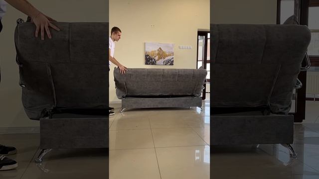Диван-кровать «Финка-хром». Идеальный для сна и отдыха! #купитьмебель #тула #мебель смотреть онлайн