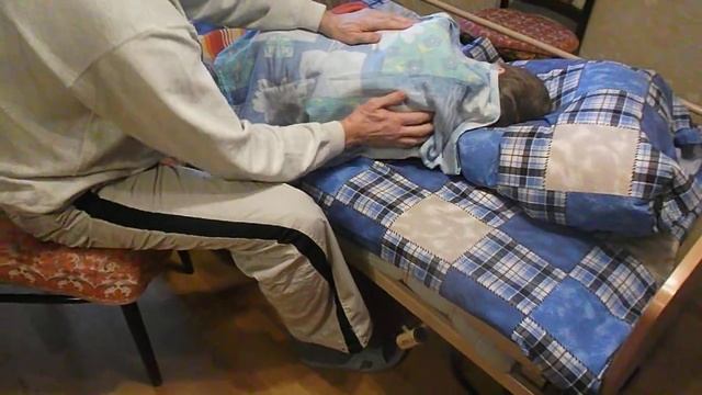 Массаж спины Разогревание поясничный отдел