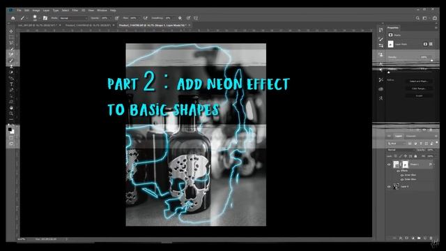 CREATE, MERGE & save CUSTOM SHAPES in Photoshop смотреть онлайн