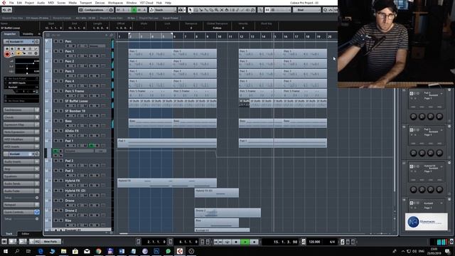LIVE COMPOSING - Aggressive percussion for action music for libraries! смотреть онлайн
