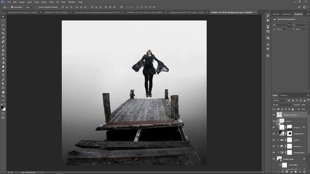 Fog Off - Surreal Photo Manipulation Photoshop Tutorial смотреть онлайн