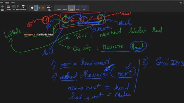 Daily #LeetCode Challenge [37]: 206. Reverse Linked List. (#linkedlist #recursion) смотреть онлайн